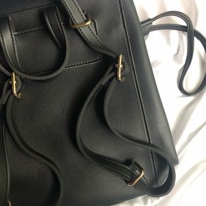 Leather Backpack Purse